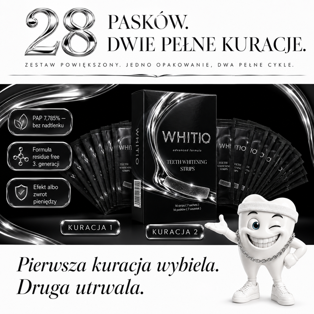 PASKI WYBIELAJĄCE WHITIO 28szt