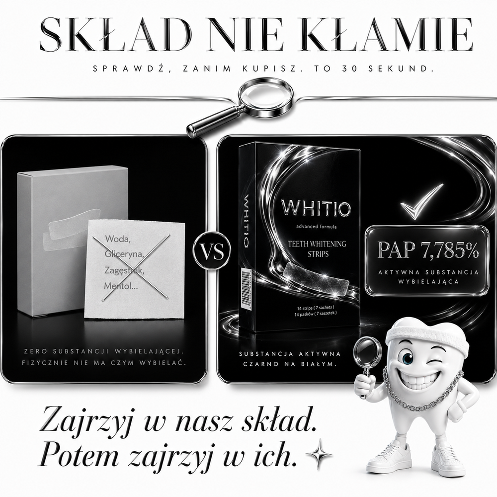 PASKI WYBIELAJĄCE WHITIO 28szt