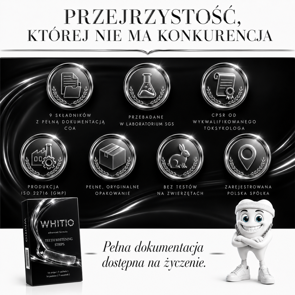 PASKI WYBIELAJĄCE WHITIO 28szt